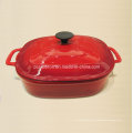 Esmalte Ferro Fundido Cookware Fabricante De China Tamanho 25X8cm